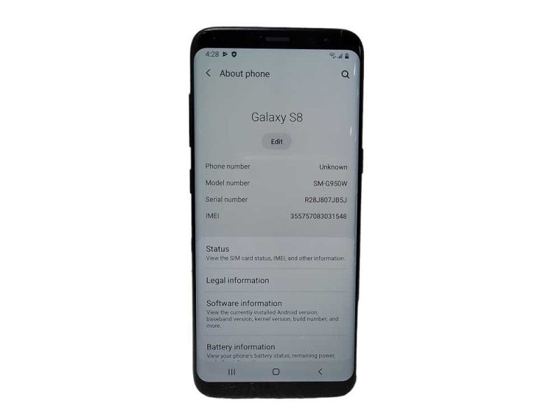 Samsung Galaxy S8 64GB (SM-G950W) - READ $