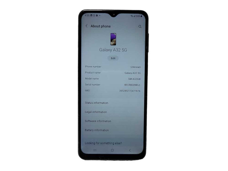 Samsung Galaxy A32 5G 64GB (SM-A326W) - READ $