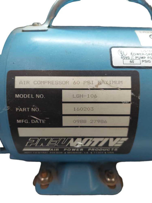 CableWave Systems Compressor Dehydrator Air Compressor Model: APD-20 =