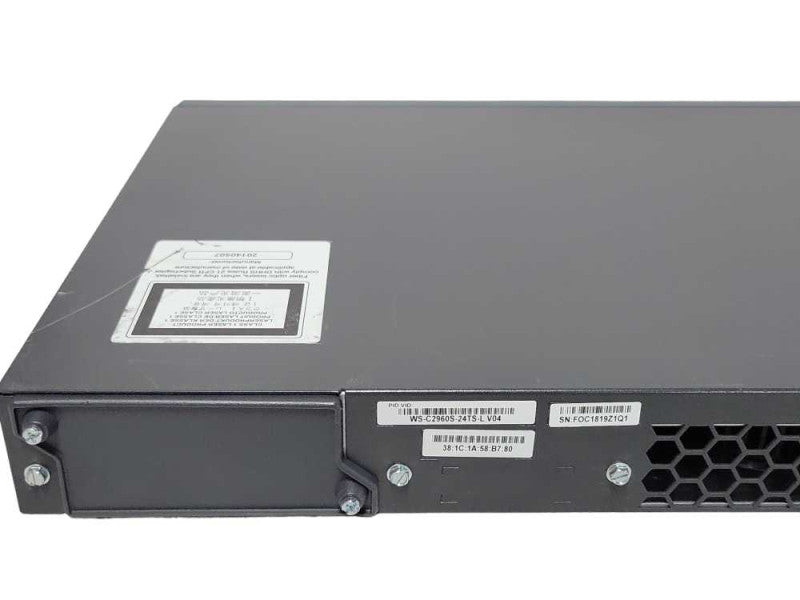 Cisco WS-C2960S-24TS-L 24 Port 10/100/1000 Gigabit Switch  Q_