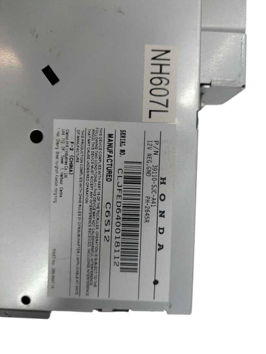 Honda OEM LCD InDash Radio Car Part Model: 39810-SJC-A421-M1 =