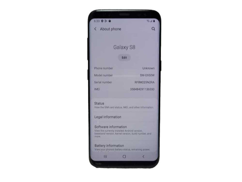 Samsung Galaxy S8 64GB (SM-G950W) - READ Q$