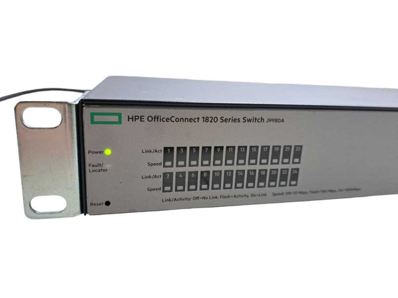 HPE 1820-24G J9980A | 24 Port Gigabit | 2x SFP Network Switch *READ* )