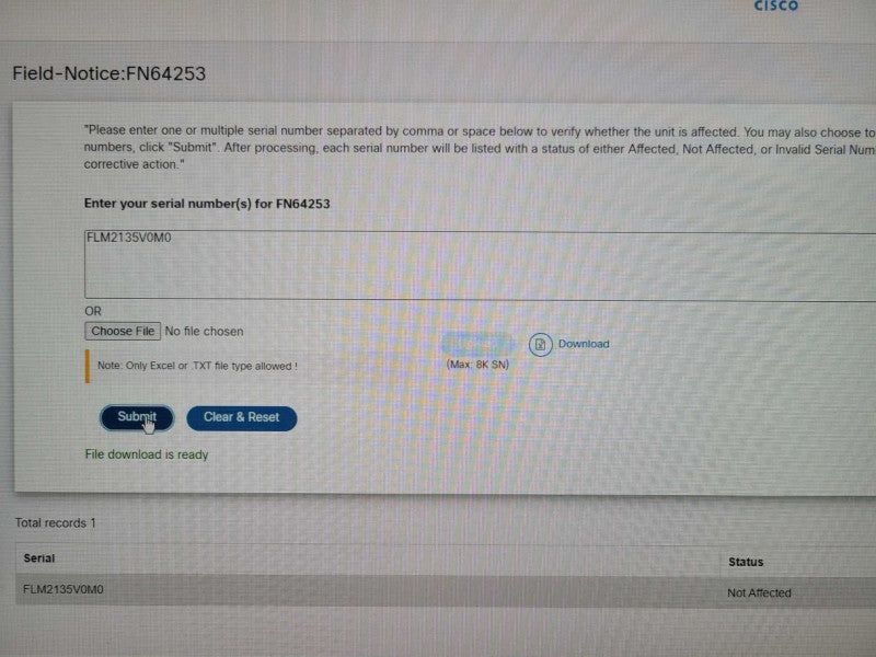 Cisco ISR4331/K9 Integrated Services Router ISR4331 - NO Clock Issue _