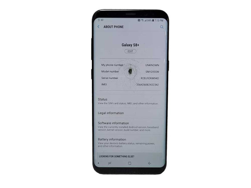 Samsung Galaxy S8+ 64GB SM-G955W READ $