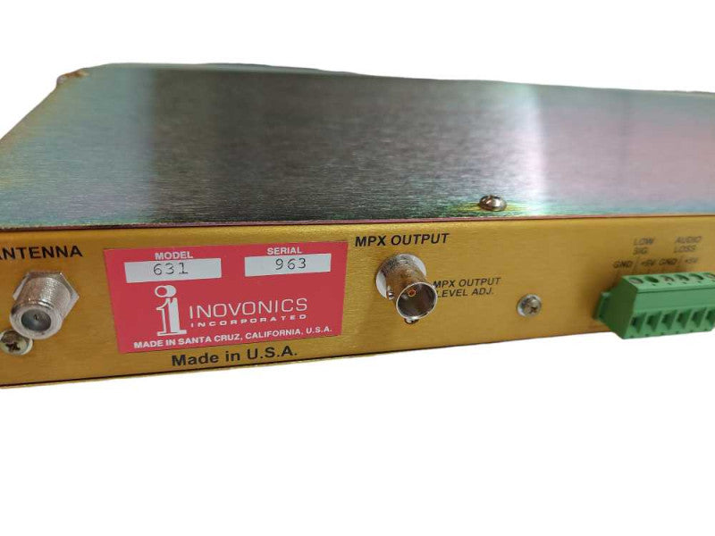 Inovonics Incorporated FM Rebroadcast Receiver Model: 631 =