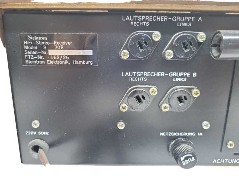 Steintron S70 R - MW/UKW-Stereo HIFI-RECEIVER (RARE) %