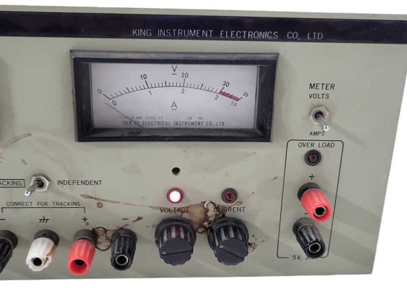 King 1353B DC Power Supply 0-30V 0-3Amp _