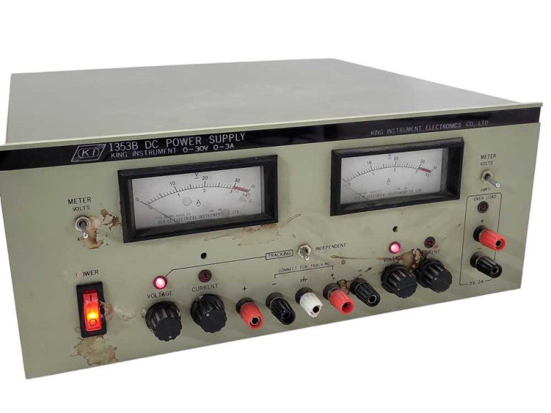 King 1353B DC Power Supply 0-30V 0-3Amp _