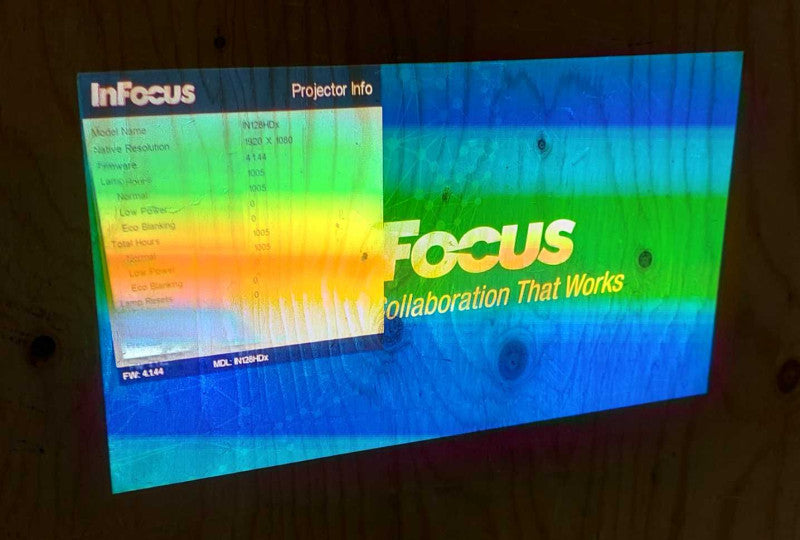 InFocus IN128HDx 1080p DLP Professional Projector, 4000 Lumens, 1005 Hrs