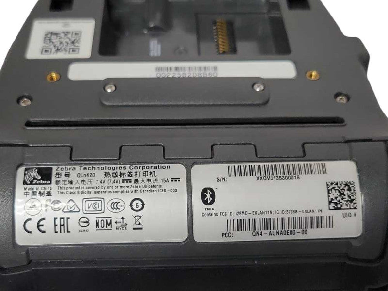 Zebra QLn420 Mobile Thermal Printer, No Battery, READ _