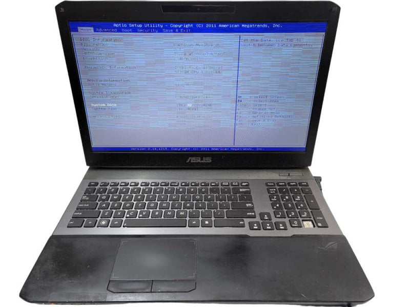 ASUS ROG G75V| i7-3610QM| 8GB DDR3| GTX 660M| NO STORAGE/ FOR PARTS Î²