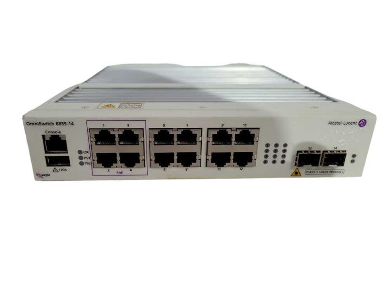 Alcatel Lucent OS6855-14 | Gigabit Ethernet Omni Switch READ Q!