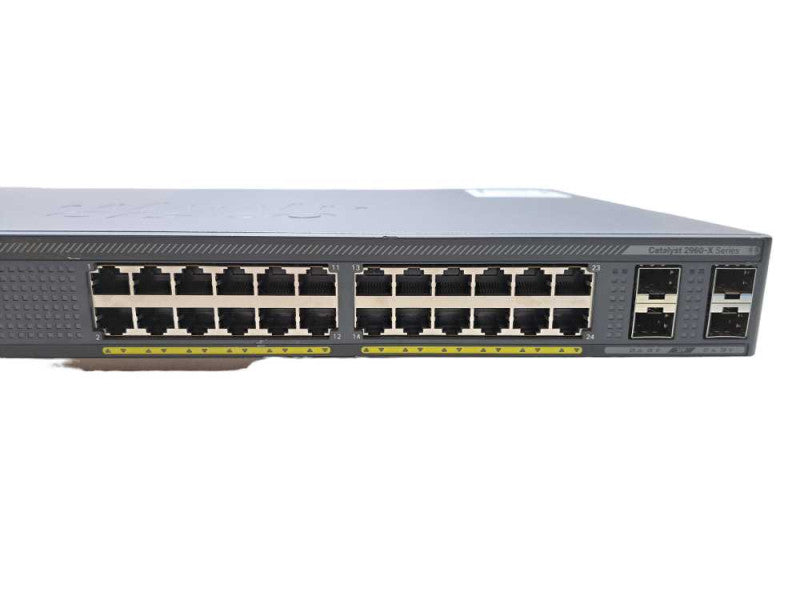 Cisco WS-C2960X-24TS-L V03 | 24-Port Gigabit 4x SFP LanBase Network Switch )