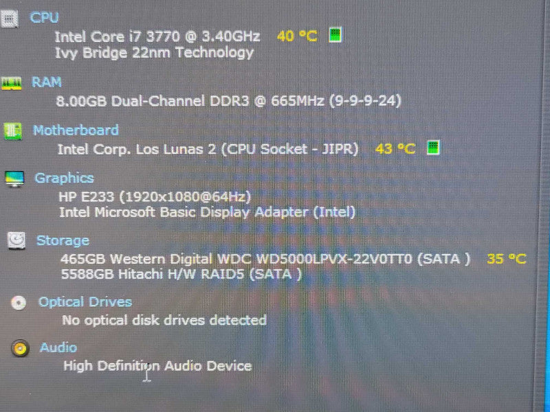 Avigilon HD Video Appliance Pro VMA-AS1-16P 4x 2TB HDDs and 1x 500GB HDD Q_
