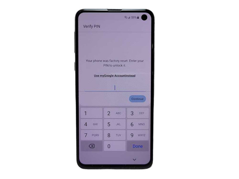 Samsung Galaxy S10e (SM-G970W) READ $