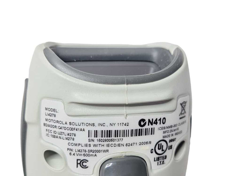 Motorola LI4278-SR20001WR Wireless barcode scanner with STB4278 Cradle _
