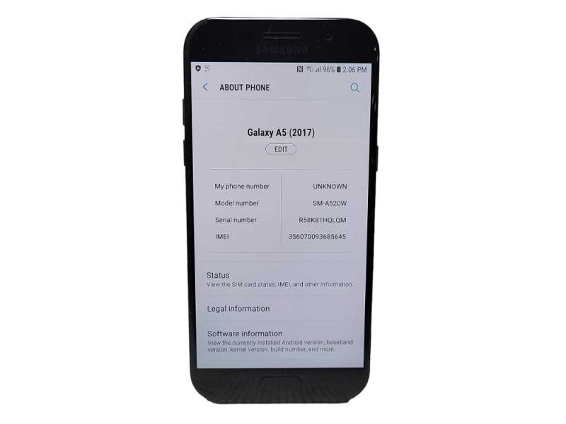 Samsung Galaxy A5 2017 32GB SM-A520W READ $