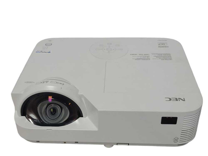 NEC NP-M353WS WXGA Short Throw DLP Video Projector only 55H Lamp Hours _