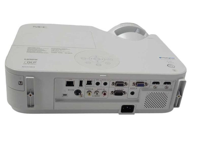 NEC NP-M353WS WXGA Short Throw DLP Video Projector only 55H Lamp Hours _
