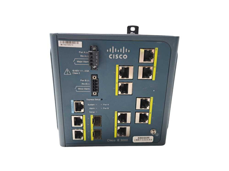 Cisco IE-3000-8TC | 8-Port Industrial Ethernet Switch | Factory Reset Q)