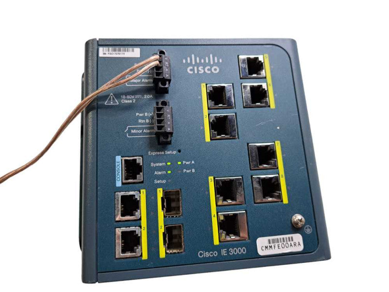 Cisco IE-3000-8TC | 8-Port Industrial Ethernet Switch | Factory Reset Q)