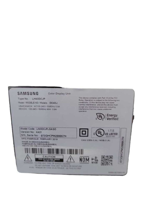 SAMSUNG 43\\" FHD Digital Signage Panel 1080P / LED BACK LIT %
