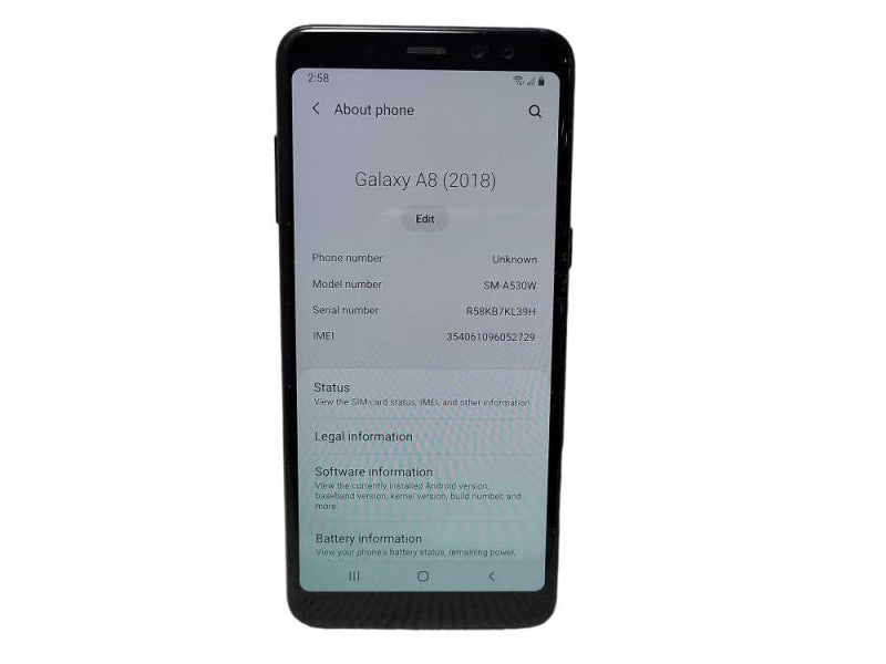 Samsung Galaxy A8 32GB (SM-A530W) - READ $