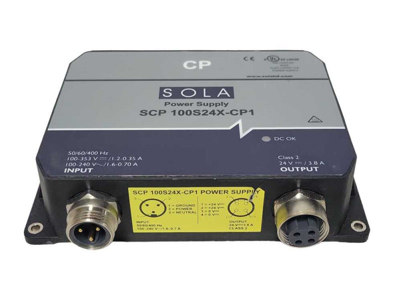 SOLA SCP 100S24X-CP1 24 DC Volt Power Supply, READ _