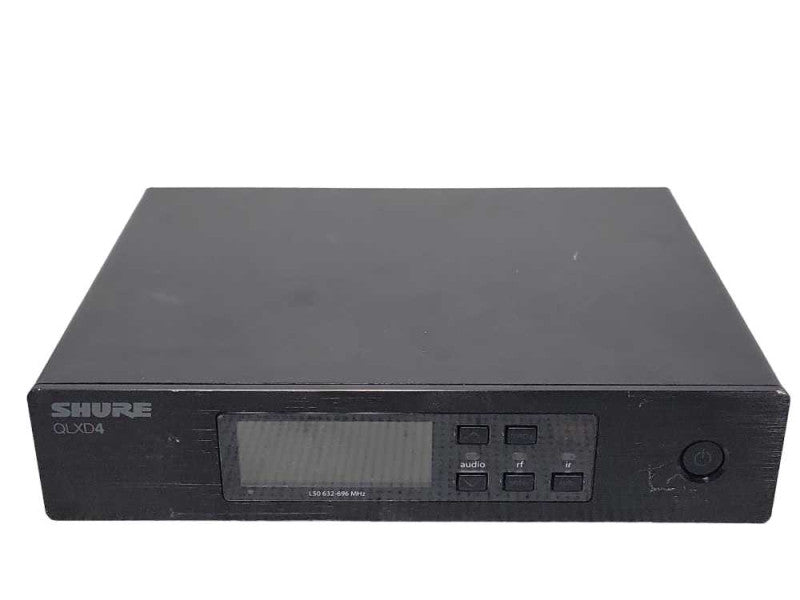 Shure Wireless receiver QLXD4 632-696 MHz, READ _
