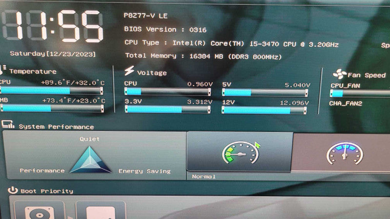 Intel Core i5-3470 | ASUS P8Z77-V LE | 16GB RAM | I/O Plate %