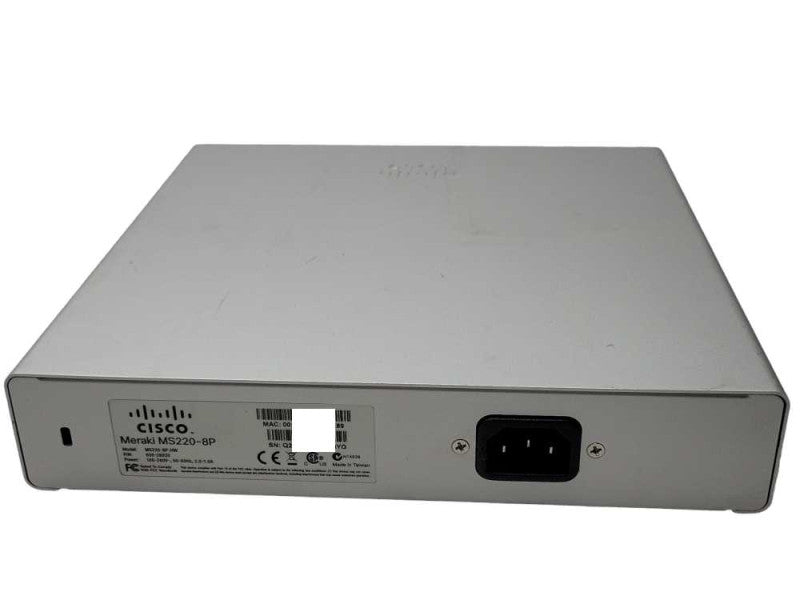 Cisco Meraki MS220-8P Cloud Managed Switch 8-Port Gigabit Unclaimed  _