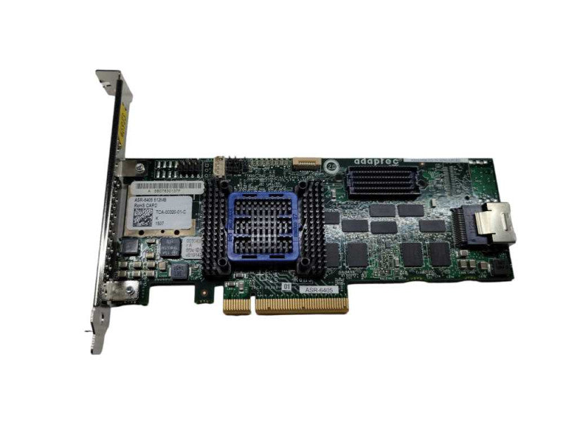 Adaptec ASR-6405 4x SAS/SATA 6G RAID CONTROLLER 512MB PCIe card Q%