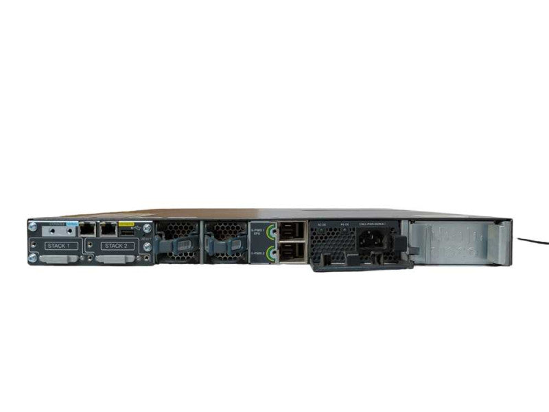 Cisco WS-C3750X-12S-S 12-Port Gigabit SFP Switch, C3KX-NM-1G, 1x PSU