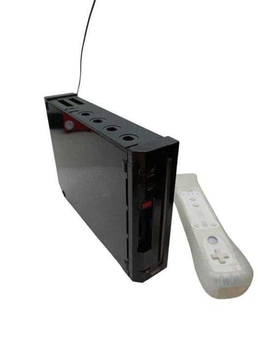 Nintendo Wii Black Model: RVL-001(USA) with 1 White Controller ( For Parts ) =