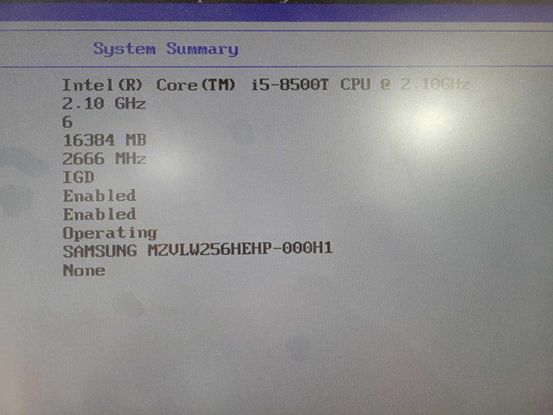 Lenovo M920q USFF | i5-8500T @ 2.10GHz 16GB DDR4 256GB NVMe + Adapter !