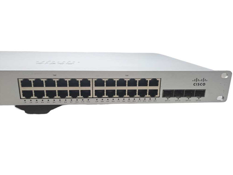 Cisco Meraki MS220-24 | 24 Port Gigabit | 4x SFP Network Switch | Unclaimed )