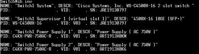 Cisco Catalyst 4500-X Series Fixed 10 Gigabit Eth Switch(WS-C4500X-16SFP+) %