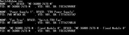 Cisco ME-3600Z-24TS-M 24-Port Ethernet Access Switch %