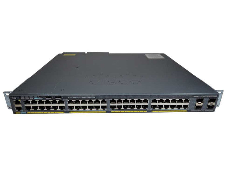 Cisco WS-C2960XR-48FPS-I 48-Port Gig PoE+ Switch 2x 1025W PSU %