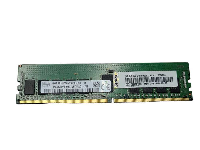 SK Hynix 16GB 1Rx4 PC4-2666V-RC2-11 ECC REG Server Memory Q_