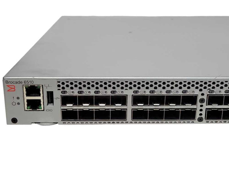 Brocade DL-6510-24-16G-R 48-Port (24x Active Ports) FC Switch, 2x PSU Q_