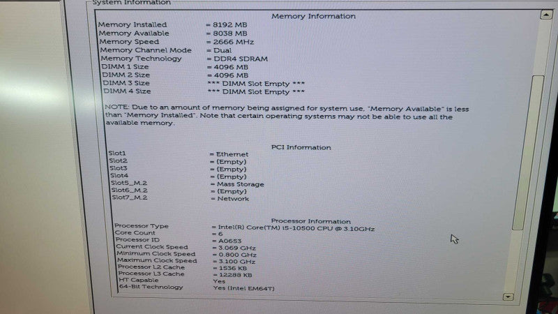 Dell OptiPlex 7080 - Core i5-10500 | 8GB | 256GB SSD %