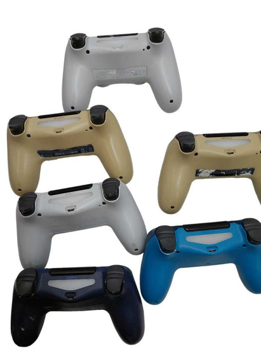 Bundle of 6 Sony Playstation 4 Controllers Misc Colors ( For Parts )  =