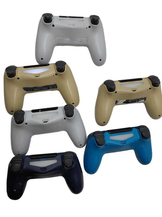 Bundle of 6 Sony Playstation 4 Controllers Misc Colors ( For Parts )  =