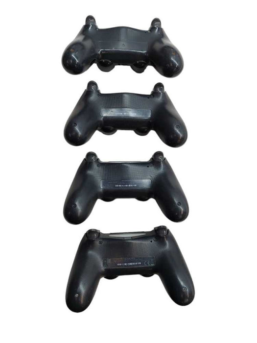 Bundle of 4 Sony Playstation 4 Black Controllers ( for Parts )  =