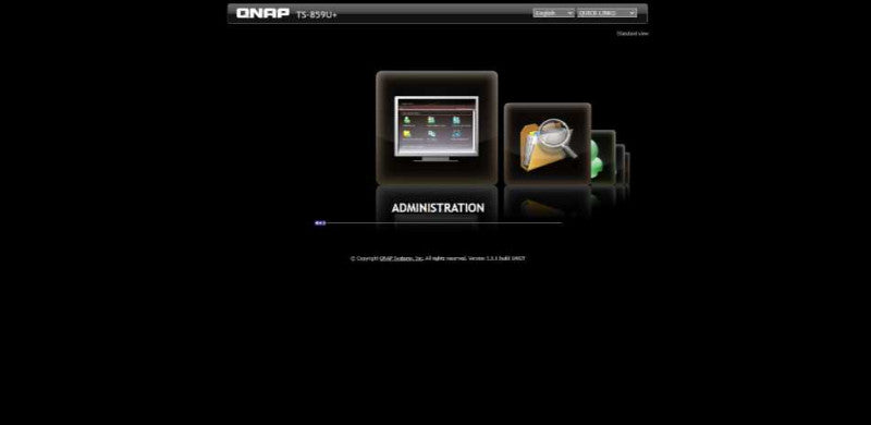 QNAP TS-859U+ | 8-Bay Network Attached Storage | + 4x 1TB HDD )