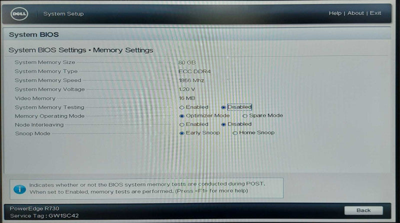 Dell PowerEdge R730 Server, 2x E5-2640v3 2.60Ghz, 80GB, H730 mini, 1x 750w PS