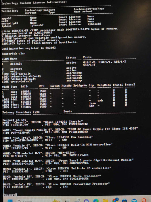 Cisco ISR4331/K9 Enterprise Integrated Service Router, Not Affected $