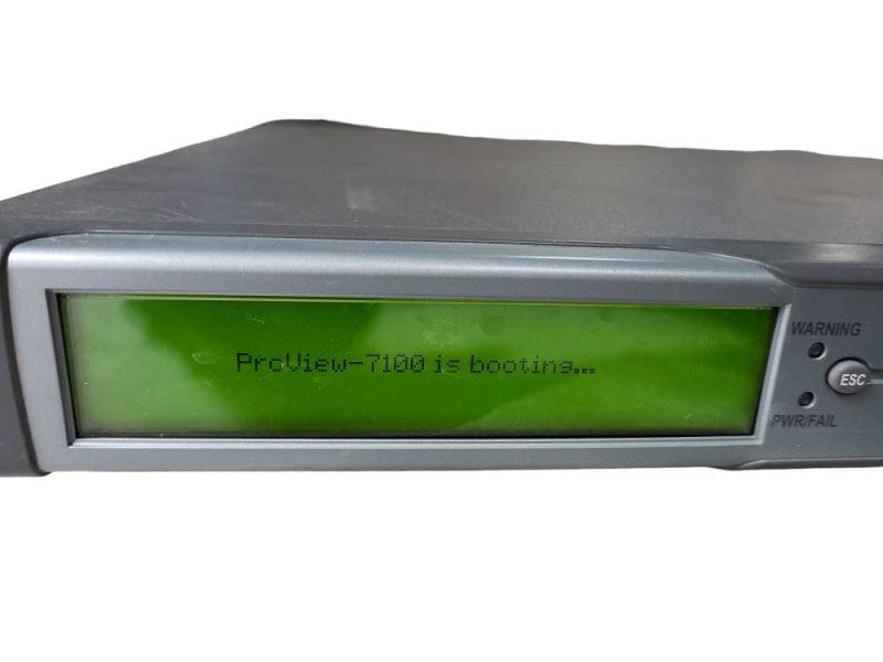 Harmonic ProView 7100 Receiver Decoder Transcoder Processor $
